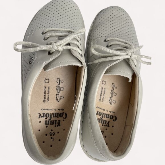 Finn Comfort Shoes Sponarid Leather German Made Women's 8.5 MINT Beige - Picture 12 of 15